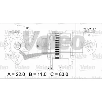Alternateur VALEO 437052