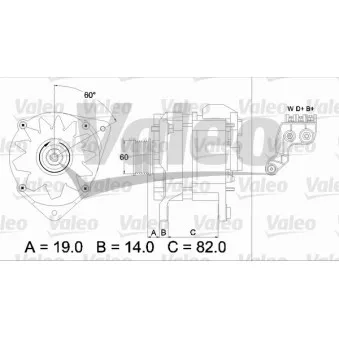 Alternateur VALEO 437081