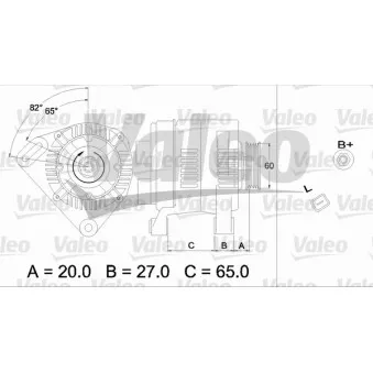 Alternateur VALEO 437119