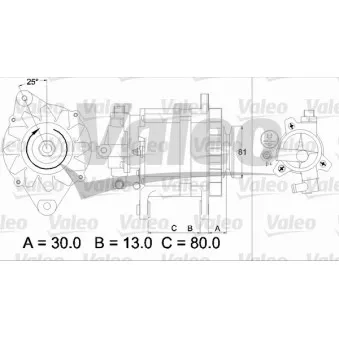 Alternateur VALEO 437135