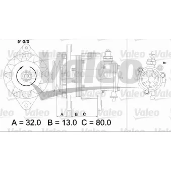 Alternateur VALEO 437144