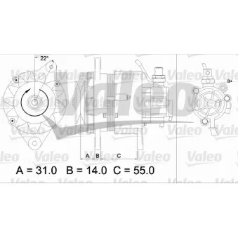 Alternateur VALEO 437145