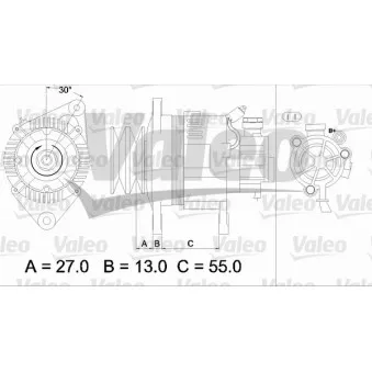 Alternateur VALEO 437147