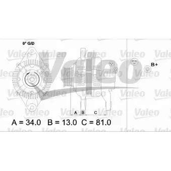 Alternateur VALEO 437158