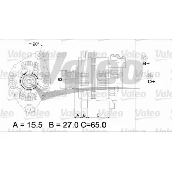Alternateur VALEO 437164