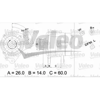 Alternateur VALEO 437172