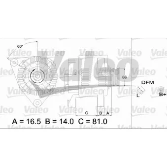 Alternateur VALEO 437174