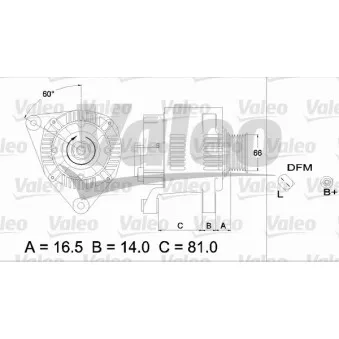 Alternateur VALEO 437175
