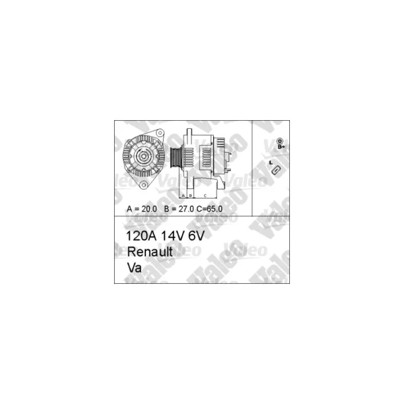 Alternateur VALEO 437184
