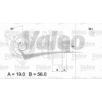 Alternateur VALEO 437186