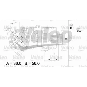 Alternateur VALEO 437187