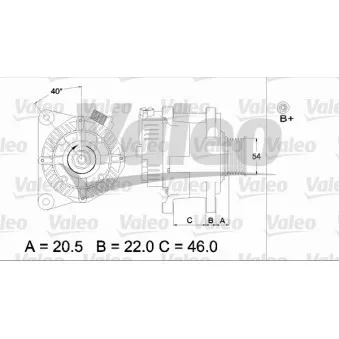 Alternateur VALEO 437193