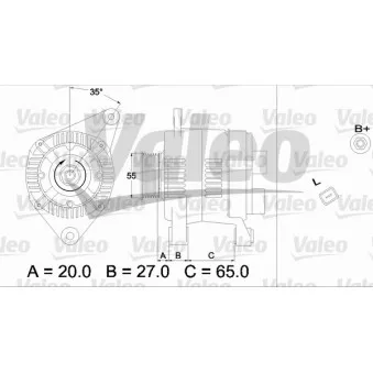 Alternateur VALEO 437196