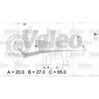 Alternateur VALEO 437198