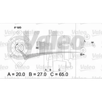 Alternateur VALEO 437199