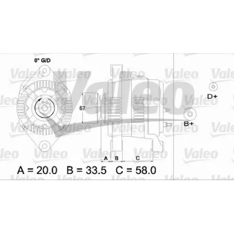 Alternateur VALEO 437207