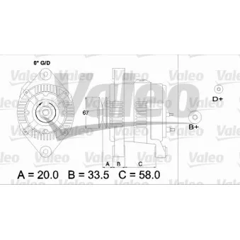 Alternateur VALEO 437211