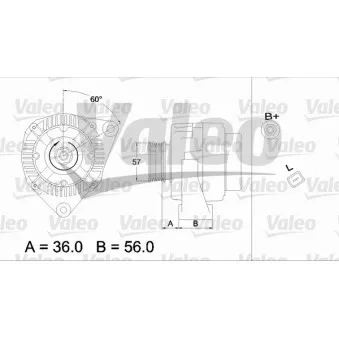 Alternateur VALEO 437222