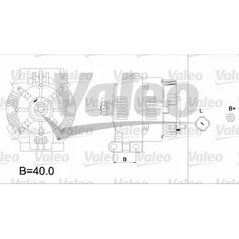 Alternateur VALEO 437318