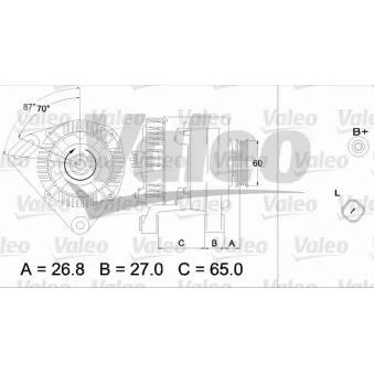 Alternateur VALEO 437323