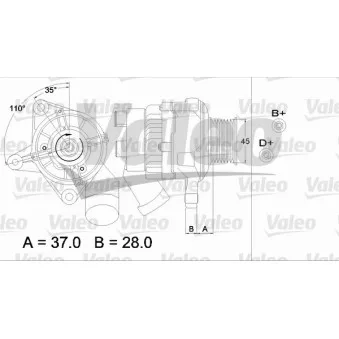 Alternateur VALEO 437331