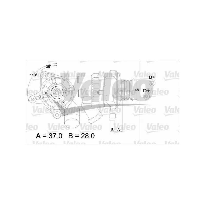 Alternateur VALEO 437331
