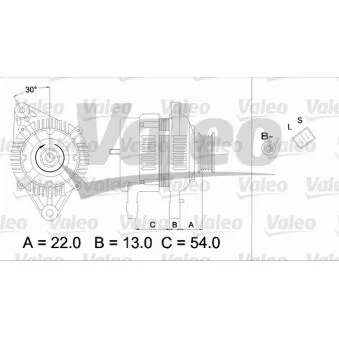 Alternateur VALEO 437336
