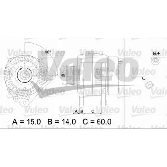 Alternateur VALEO 437339