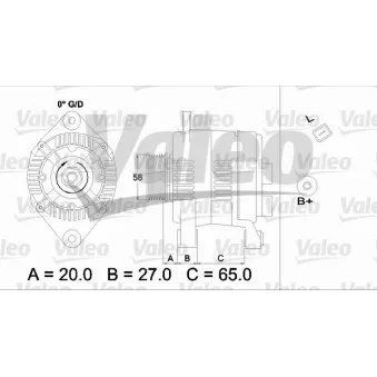 Alternateur VALEO 437353