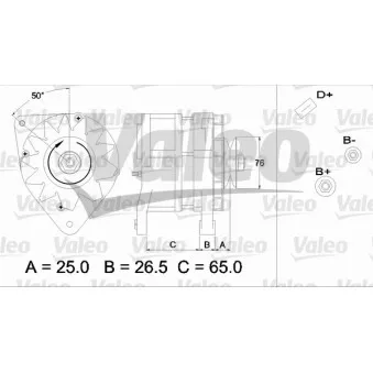 Alternateur VALEO 437371