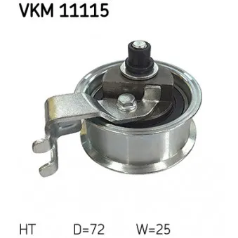 Poulie-tendeur, courroie crantée SKF VKM 11115
