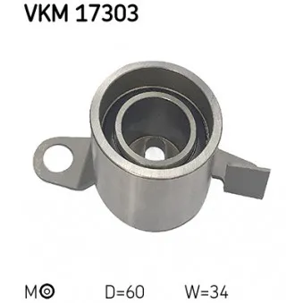 Poulie-tendeur, courroie crantée SKF VKM 17303