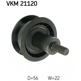 Poulie renvoi/transmission, courroie de distribution SKF VKM 21120