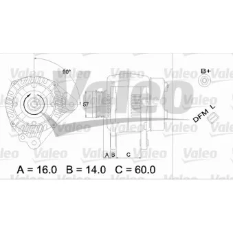 Alternateur VALEO 437377