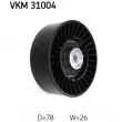 Poulie-tendeur, courroie trapézoïdale à nervures SKF VKM 31004 - Visuel 1