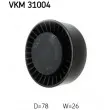 Poulie-tendeur, courroie trapézoïdale à nervures SKF VKM 31004 - Visuel 2