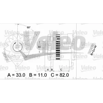 Alternateur VALEO 437378