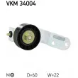 Poulie-tendeur, courroie trapézoïdale à nervures SKF VKM 34004 - Visuel 2