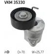 Poulie-tendeur, courroie trapézoïdale à nervures SKF VKM 35330 - Visuel 1