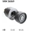 Poulie-tendeur, courroie trapézoïdale à nervures SKF VKM 36069 - Visuel 1