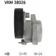 Poulie-tendeur, courroie trapézoïdale à nervures SKF VKM 38026 - Visuel 2