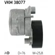 Poulie-tendeur, courroie trapézoïdale à nervures SKF VKM 38077 - Visuel 3