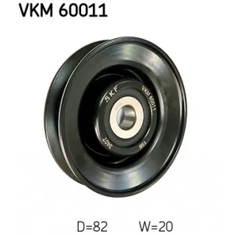 Poulie, courroie de distribution SKF VKM 60011