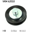 Poulie-tendeur, courroie trapézoïdale SKF VKM 62010 - Visuel 2