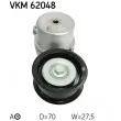 Poulie-tendeur, courroie trapézoïdale à nervures SKF VKM 62048 - Visuel 1