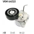 Poulie-tendeur, courroie trapézoïdale à nervures SKF VKM 64010 - Visuel 1