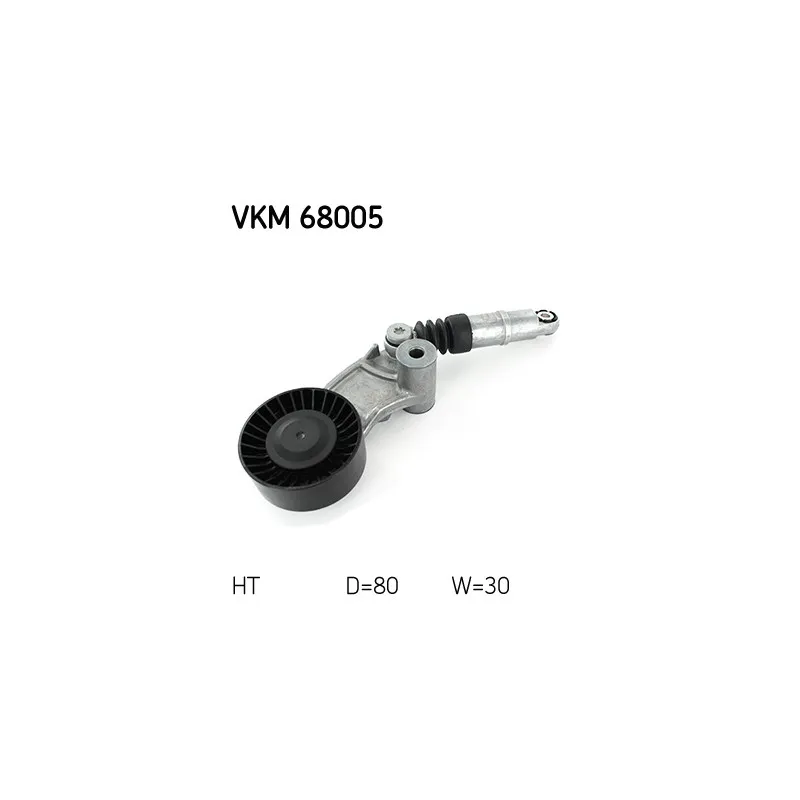 Poulie-tendeur, courroie trapézoïdale à nervures SKF VKM 68005
