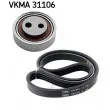 Jeu de courroies trapézoïdales à nervures SKF VKMA 31106 - Visuel 2