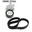 Jeu de courroies trapézoïdales à nervures SKF VKMA 33164 - Visuel 2