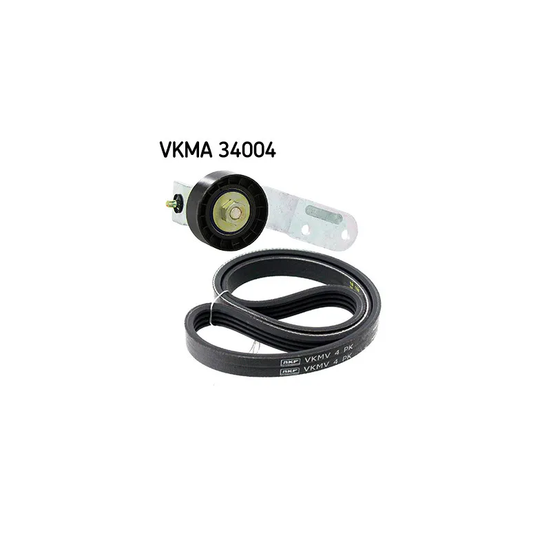 Jeu de courroies trapézoïdales à nervures SKF VKMA 34004